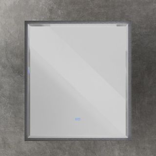 Зеркало Cezares  с контурной подсветкой, сенсорным выключателем и подогревом CEZARES CZR-SPC-INT-800-900-LED-TCH-WARM-TIT